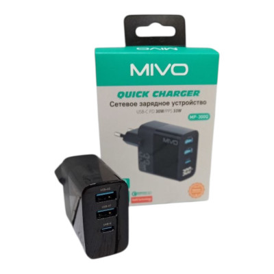 СЗУ MIVO MP-300Q 33w купить оптом | cifra-spb.ru