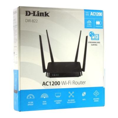Роутер Wi-Fi AC-1200 DIR-822 D-Link купить оптом | cifra-spb.ru