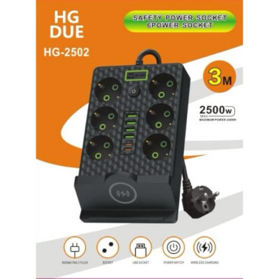 Сетевой фильтр HG-2502 купить оптом | cifra-spb.ru
