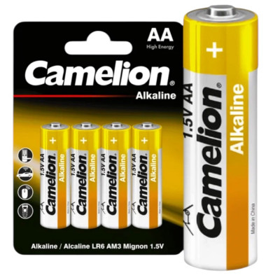 Батарейки Camelion LR-02 BP4NR-AA 4 шт ЦЕННА 1 ШТ купить оптом | cifra-spb.ru