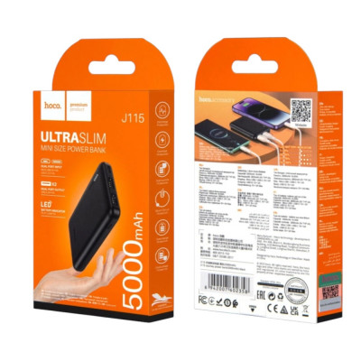 PB hoco J-115-5000mAh купить оптом | cifra-spb.ru