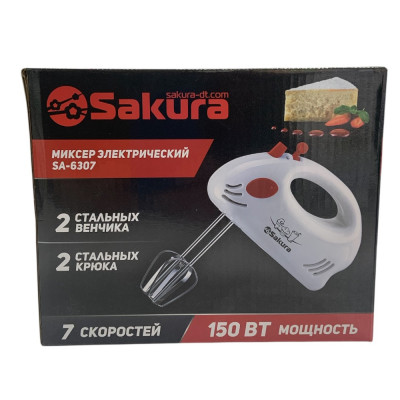 Миксер электр SA-6307R 150Bt купить оптом | cifra-spb.ru
